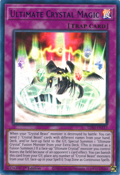 Ultimate Crystal Magic (Purple) - LDS1-EN117 - Ultra Rare - 1st Edition available at 401 Games Canada