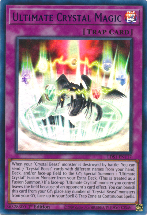 Ultimate Crystal Magic (Purple) - LDS1-EN117 - Ultra Rare - 1st Edition available at 401 Games Canada