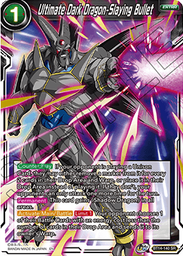 Ultimate Dark Dragon-Slaying Bullet - BT14-140 - Super Rare available at 401 Games Canada