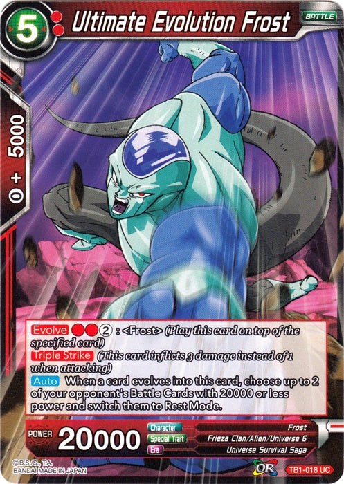 Ultimate Evolution Frost - TB1-018 - Uncommon (Foil) available at 401 Games Canada