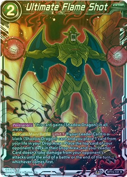 Ultimate Flame Shot - BT15-141 - Rare (FOIL) available at 401 Games Canada