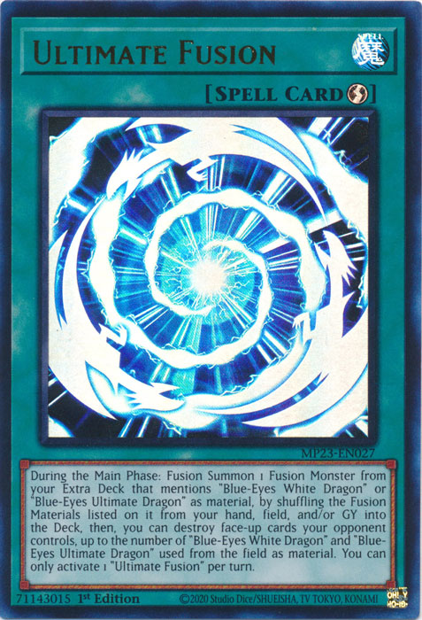 Ultimate Fusion - MP23-EN027 - Ultra Rare - 1st Edition available at 401 Games Canada