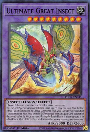 Ultimate Great Insect - PHHY-EN035 - Super Rare - 1st Edition available at 401 Games Canada