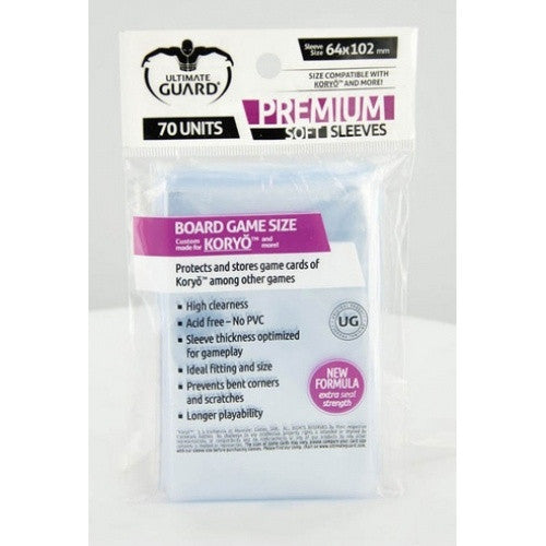 Ultimate Guard - 70ct Premium Soft Sleeves - 64 x 102 available at 401 Games Canada