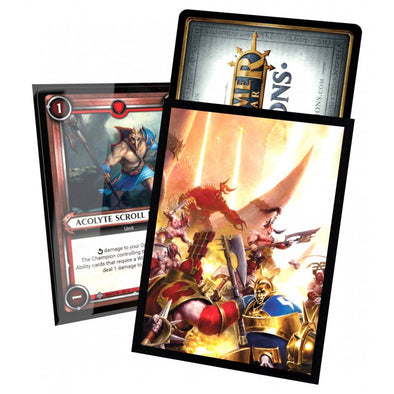 Ultimate Guard - Warhammer Age of Sigmar Artwork Sleeves - 40ct Chaos vs Order available at 401 Games Canada