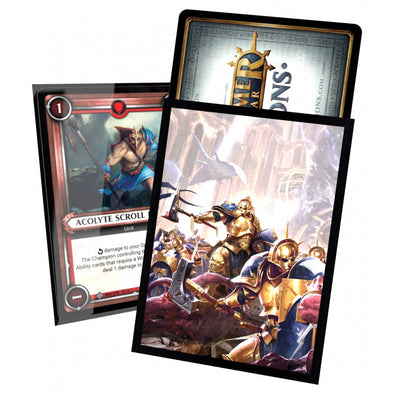 Ultimate Guard - Warhammer Age of Sigmar Artwork Sleeves - 40ct Divine Blast available at 401 Games Canada