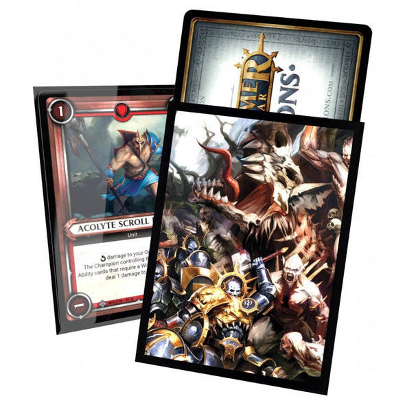 Ultimate Guard - Warhammer Age of Sigmar Artwork Sleeves - 40ct Order vs Death available at 401 Games Canada