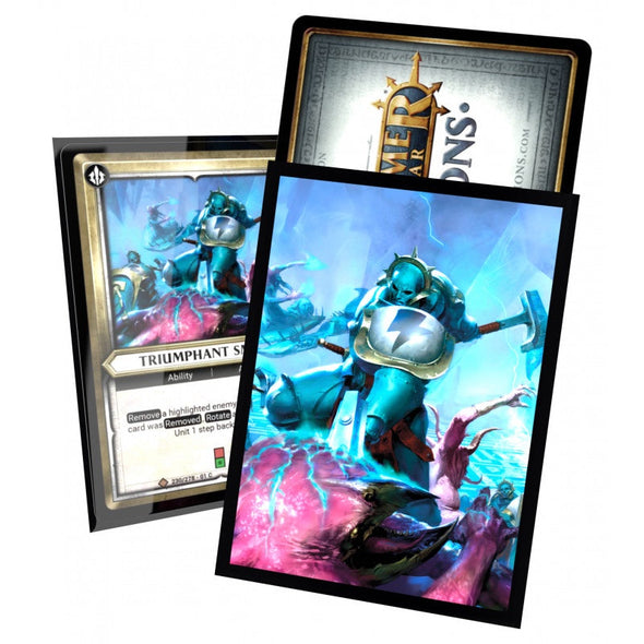 Ultimate Guard - Warhammer Age of Sigmar Artwork Sleeves - 40ct Triumphant Smash available at 401 Games Canada