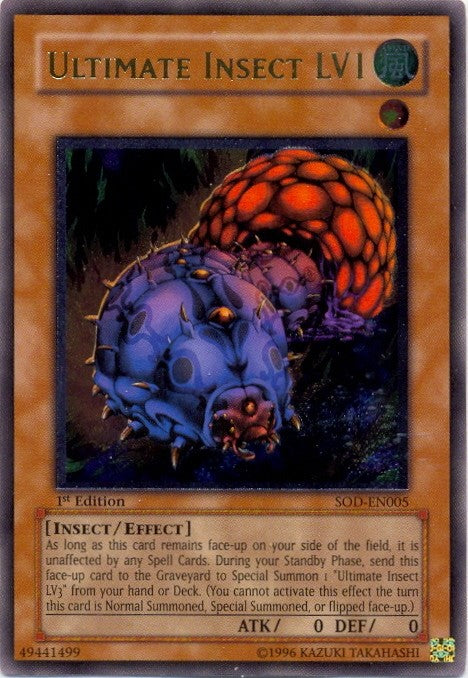 Ultimate Insect LV1 - SOD-EN005 - Ultimate Rare - 1st Edition available at 401 Games Canada