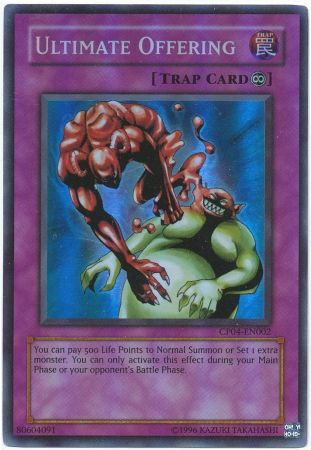 Ultimate Offering - CP04-EN002 - Super Rare available at 401 Games Canada