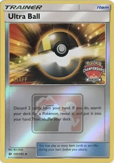 Ultra Ball - 135/149 - Promo (Staff Oceania Championships 2017-18) available at 401 Games Canada