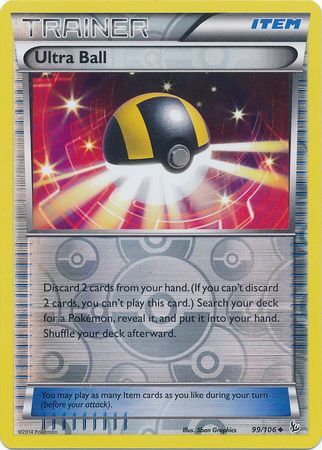 Ultra Ball - 99/106 - Uncommon - Reverse Holo available at 401 Games Canada