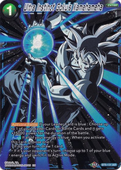 Ultra Instinct Goku's Kamehameha - BT9-131 - Iconic Attack Rare (Collector's Selection Vol. 1) available at 401 Games Canada