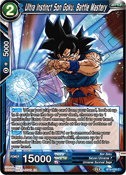 Ultra Instinct Son Goku, Battle Mastery - BT9-026 - Common (FOIL) available at 401 Games Canada