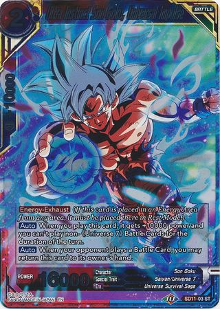 Ultra Instinct Son Goku, Universal Impulse - SD11-03 - Starter Rare (Foil) available at 401 Games Canada