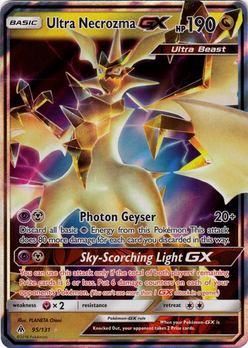 Ultra Necrozma GX - 95/131 - Ultra Rare available at 401 Games Canada