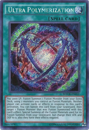 Ultra Polymerization - MACR-EN052 - Secret Rare - Unlimited available at 401 Games Canada