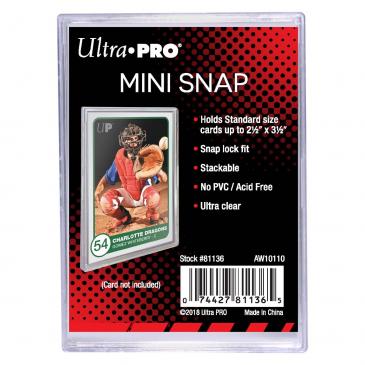 Ultra Pro - 2-Piece Card Storage Box - Mini Snap available at 401 Games Canada