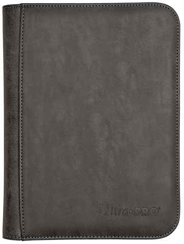 Ultra Pro - 4 Pocket Binder - Suede Collection Jet available at 401 Games Canada