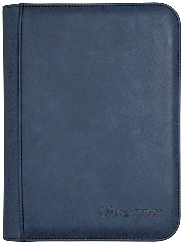 Ultra Pro - 4 Pocket Binder - Suede Collection Sapphire available at 401 Games Canada