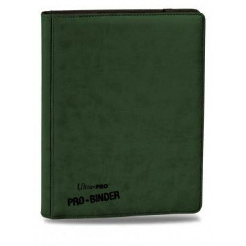 Ultra Pro - 9 Pocket Premium Pro Binder- Green Leatherette available at 401 Games Canada