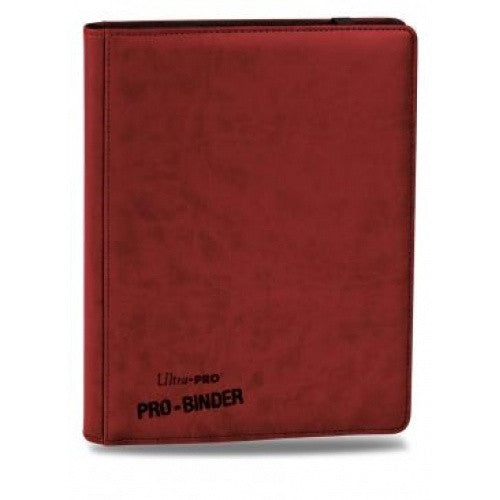 Ultra Pro - 9 Pocket Premium Pro Binder- Red Leatherette available at 401 Games Canada