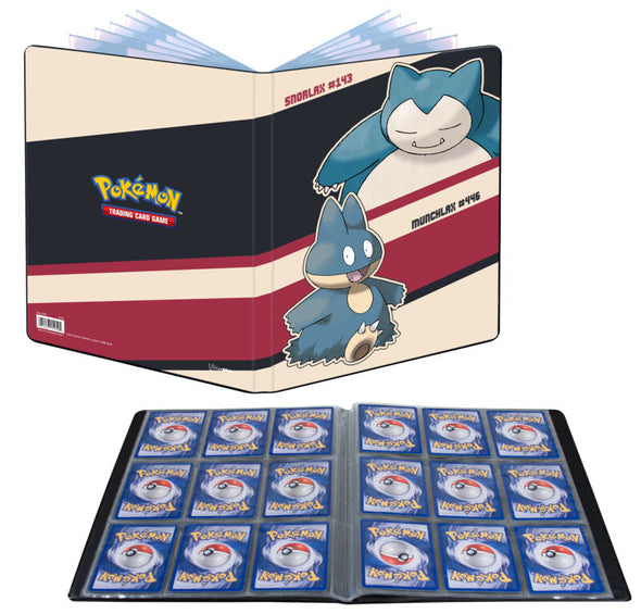 Ultra Pro - Binder 9 Pocket Portfolio - Pokemon - Snorlax and Munchlax available at 401 Games Canada