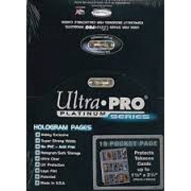 Ultra Pro - Binder Pages - 15 Pocket - 100ct Clear available at 401 Games Canada