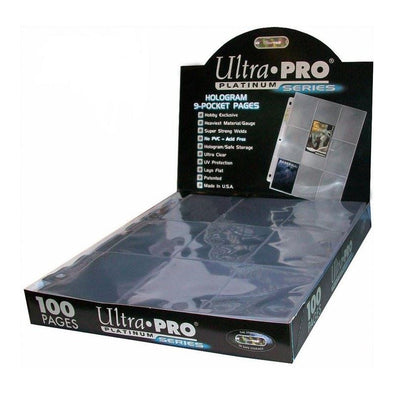 Ultra Pro - Binder Pages - 9 Pocket - 100ct Clear available at 401 Games Canada