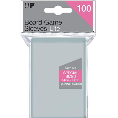 Ultra Pro - Board Game Lite Sleeves 100ct - Special Size - 54mm x 80mm available at 401 Games Canada