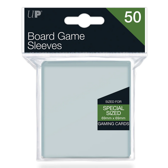 Ultra Pro - Board Game Sleeves 50ct - Square Size - 69mm x 69mm available at 401 Games Canada