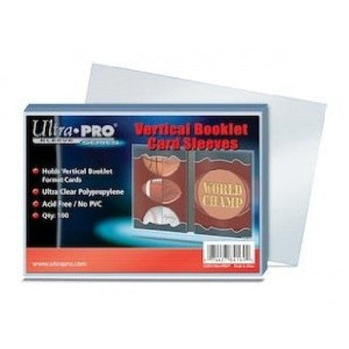 Ultra Pro - Card Sleeves 100ct - Vertical Booklet 3x5 (96.8mm x 140.1mm) available at 401 Games Canada