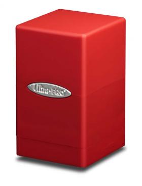 Ultra Pro - Deck Box 100+ Satin Tower - Red available at 401 Games Canada