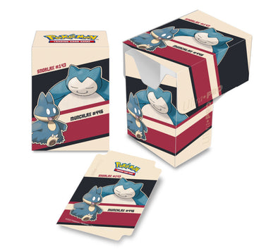 Ultra Pro - Deck Box 80+ - Pokemon - Snorlax and Munchlax available at 401 Games Canada