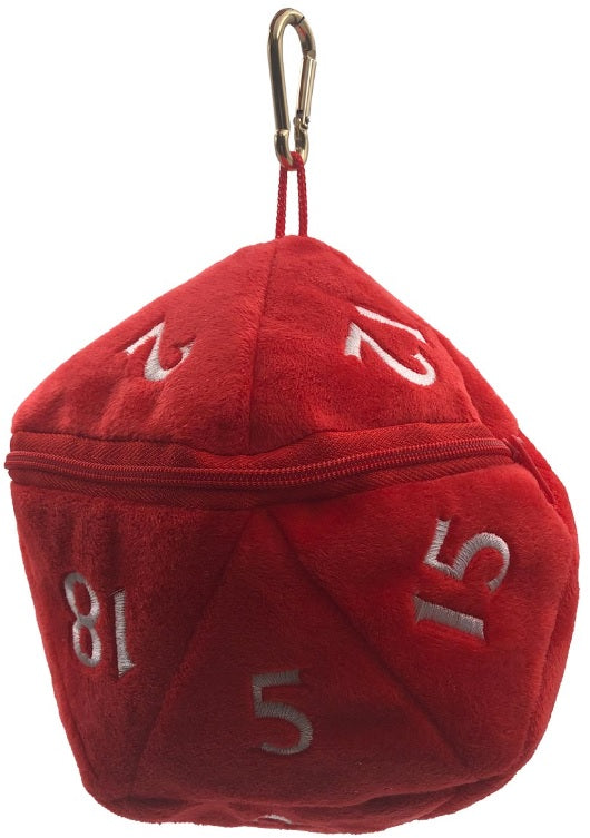 Ultra Pro - Dice Bag - D20 Plush Red available at 401 Games Canada