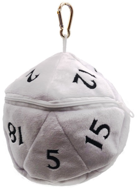 Ultra Pro - Dice Bag - D20 Plush White available at 401 Games Canada