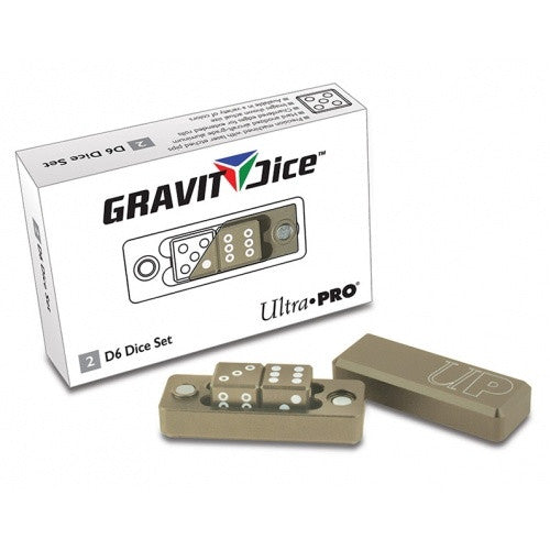 Ultra Pro - Dice Set - 2D6 - Gravity Dice - Desert / Grey available at 401 Games Canada
