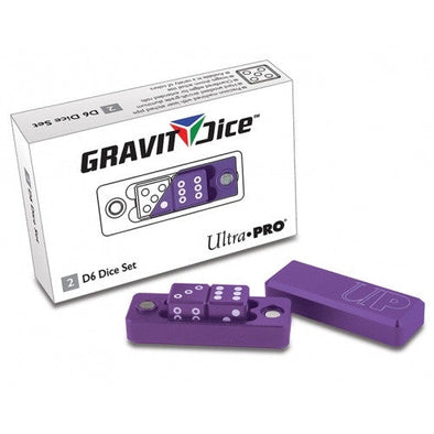 Ultra Pro - Dice Set - 2D6 - Gravity Dice - Royal Purple available at 401 Games Canada