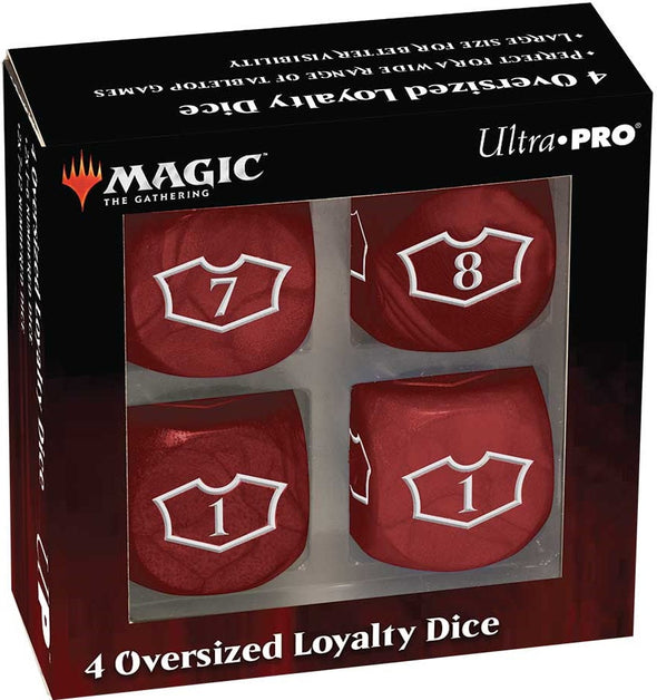 Ultra Pro - Dice Set - MTG Deluxe Loyalty Set - Mountain available at 401 Games Canada