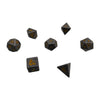 Ultra Pro - Dungeon & Dragons 7 Piece Heavy Metal Dice Set - Realmspace available at 401 Games Canada