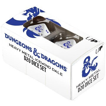 Ultra Pro - Dungeon & Dragons Icewind Dale 2pc D20 Heavy Metal Dice Set available at 401 Games Canada