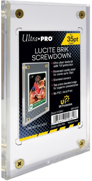 Ultra Pro - Lucite Brik Screwdown - 35pt available at 401 Games Canada