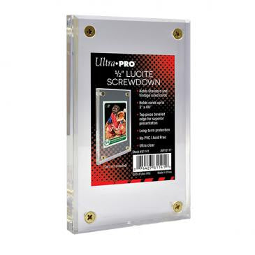 Ultra Pro - Lucite Screwdown Display - 1/2 Inch available at 401 Games Canada