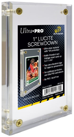 Ultra Pro - Lucite Screwdown UV Display - 1 Inch available at 401 Games Canada