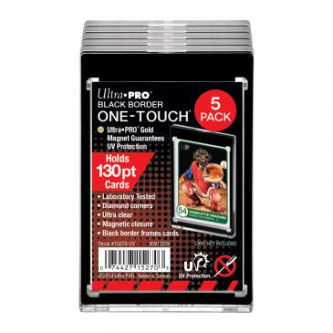 Ultra Pro - Magnetic Holder One Touch - 130pt Black (5 pack) available at 401 Games Canada