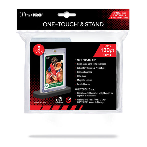 Ultra Pro - Magnetic One Touch - 130pt with Stands (5 Pack) available at 401 Games Canada