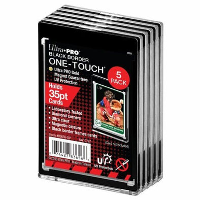 Ultra Pro - Magnetic One Touch - 35pt Black Border (5 Pack) available at 401 Games Canada