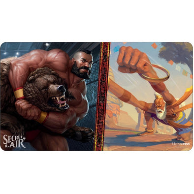 Ultra Pro - Playmat - MTG Secret Lair Street Fighter: Zangief/Dhalsim available at 401 Games Canada