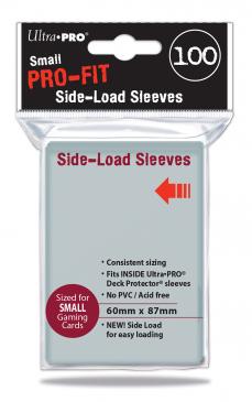 401 Games Canada - Ultra Pro - Small Card Sleeves 100ct - Pro-Fit Clear Side Loading 60mm x 87mm 401 Games Canada - Ultra Pro - Small Card Sleeves 100ct - Pro-Fit Clear Side Loading 60mm x 87mm