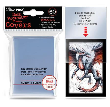 Ultra Pro - Small Card Sleeves 60ct - Clear Over Sleeve Covers available at 401 Games Canada